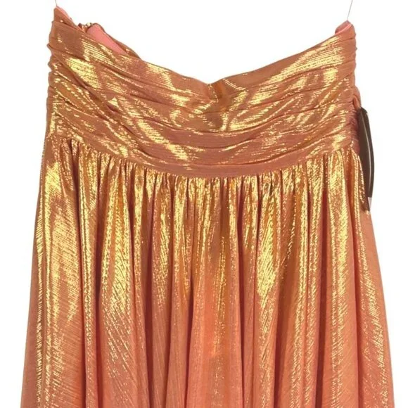 NWT Retrofete Kaiser Dress, in Apricot, size XXS, 95% polyester, 5% spandex - Picture 8 of 16